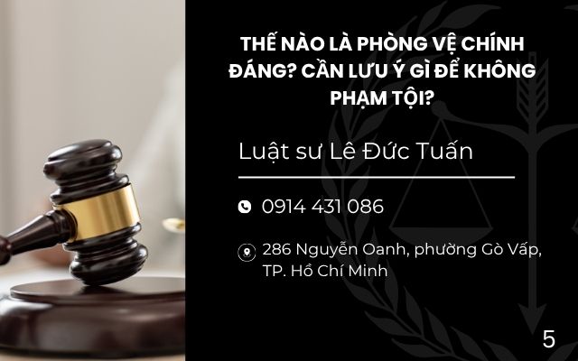Thế nào là phòng vệ chính đáng? Cần lưu ý gì để không phạm tội?