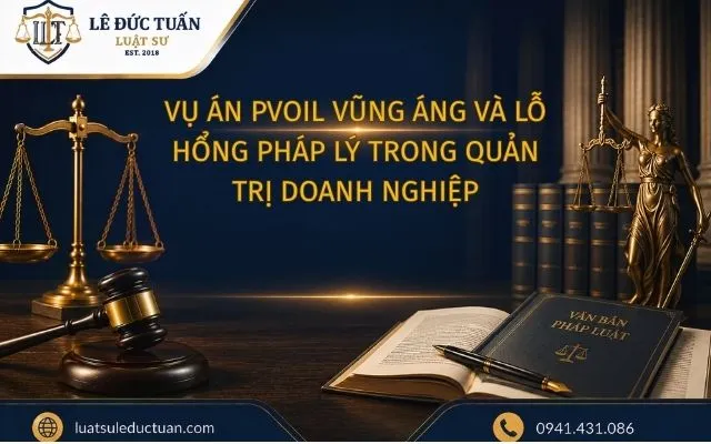 VỤ ÁN PVOIL VŨNG ÁNG VÀ LỖ HỔNG PHÁP LÝ TRONG QUẢN TRỊ DOANH NGHIỆP